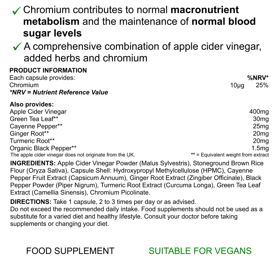 Apple Cider Vinegar Performance