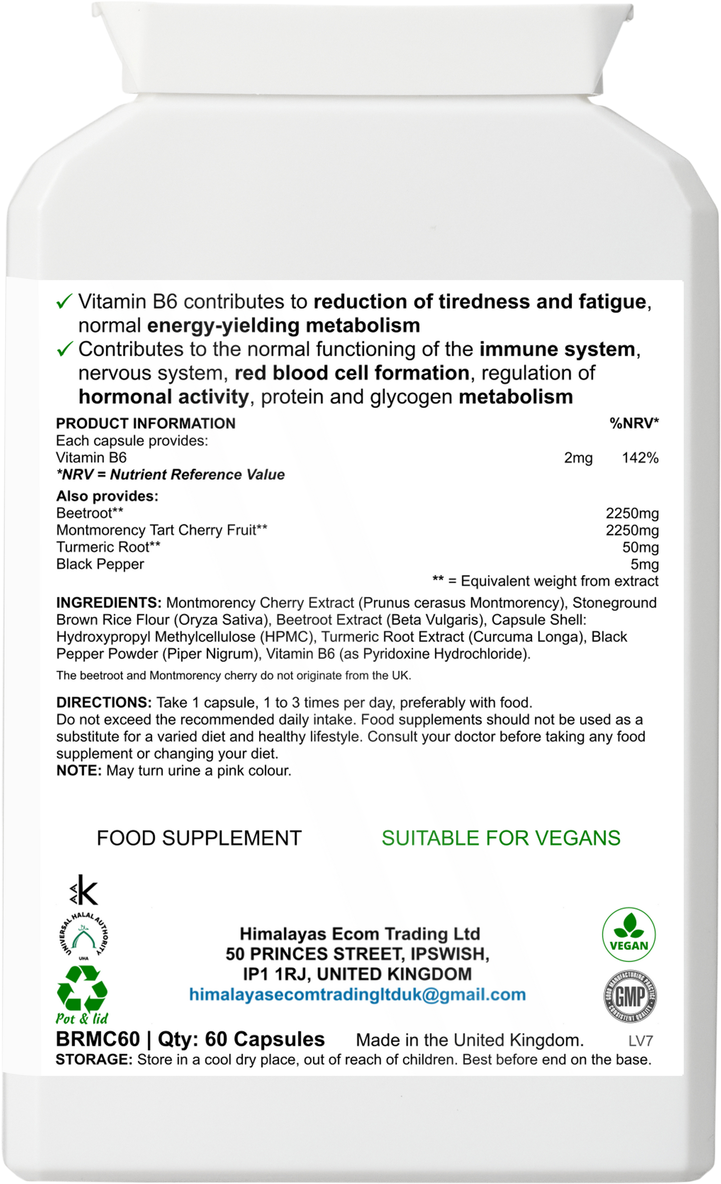 BEETROOT CHERRY IRON PUMP