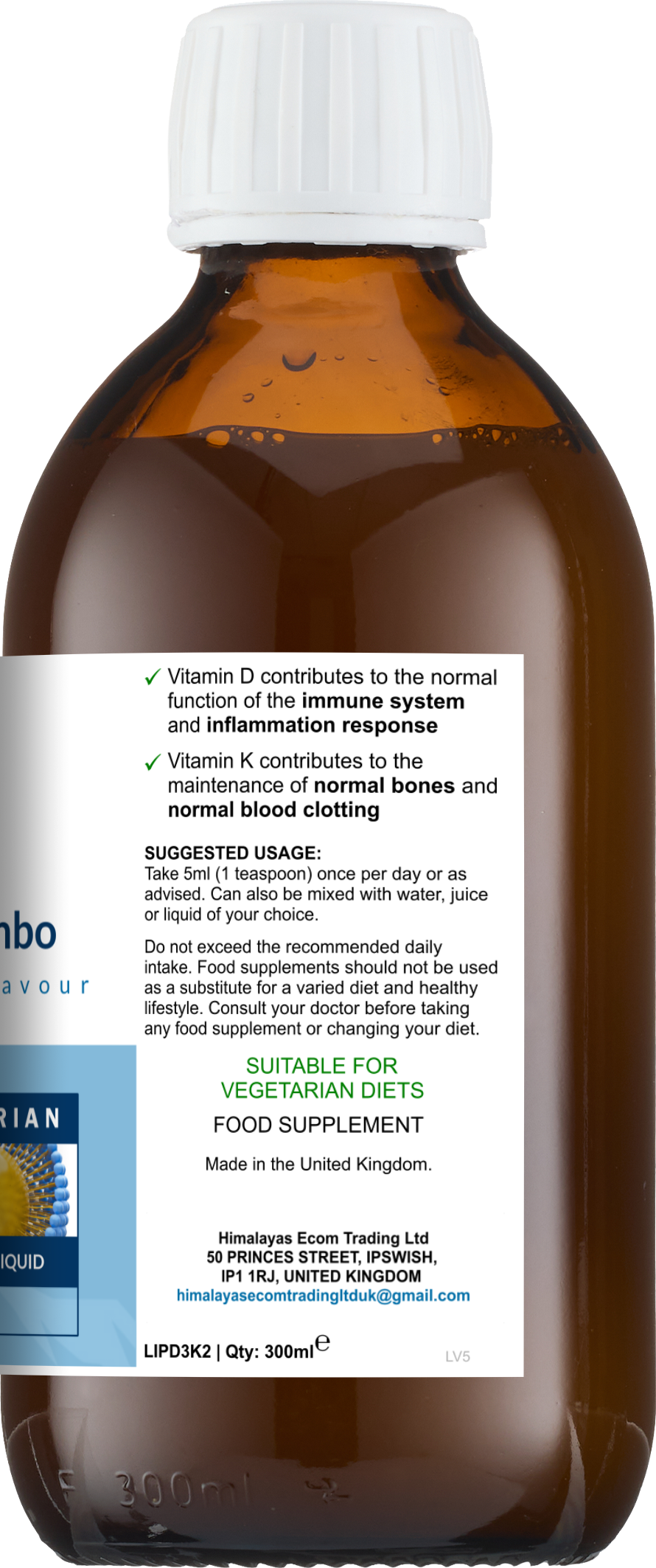 Vitamins D3+K2 Combo