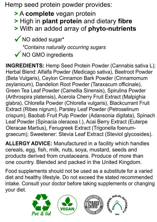 Hemp Protein Power Plus