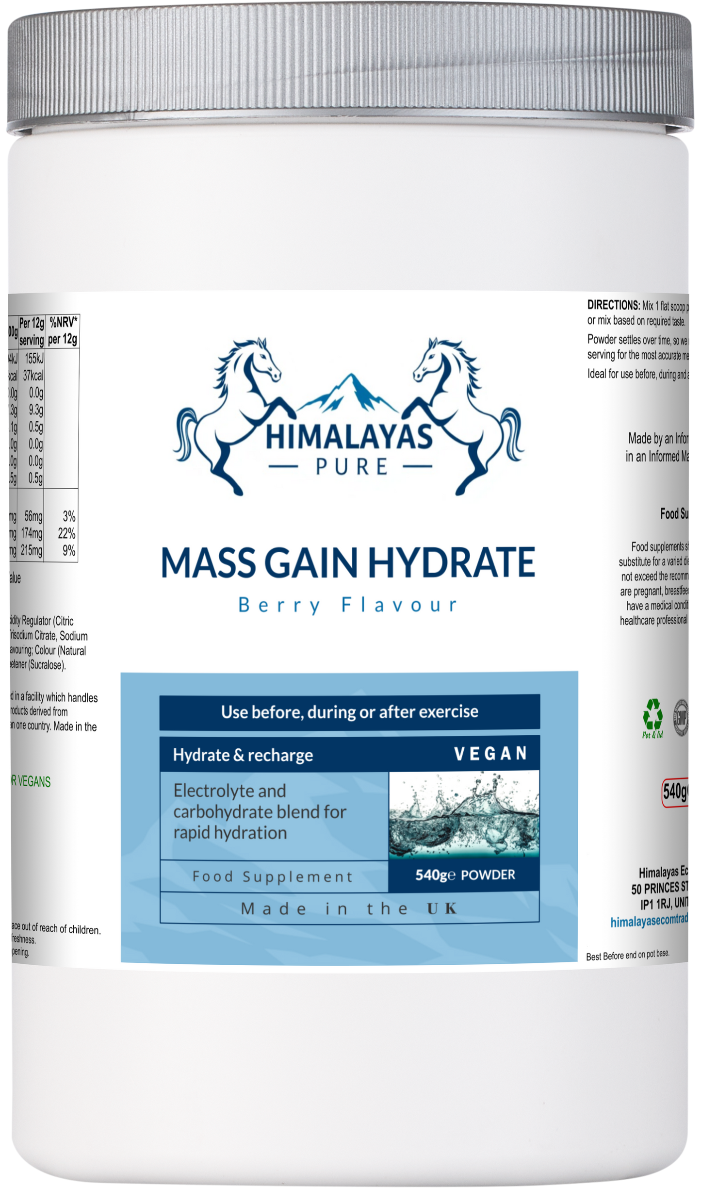 MASS GAIN HYDRATE