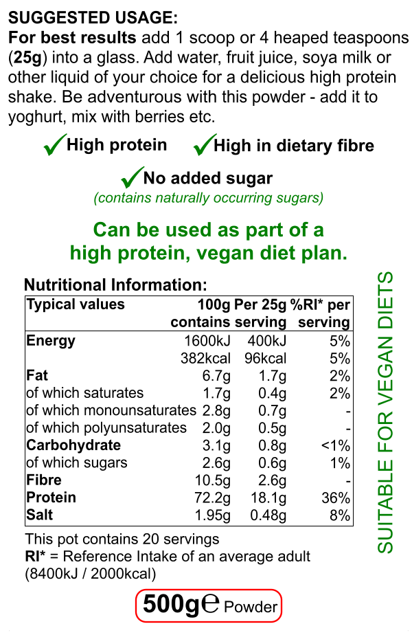 Pea Protein Max Performance