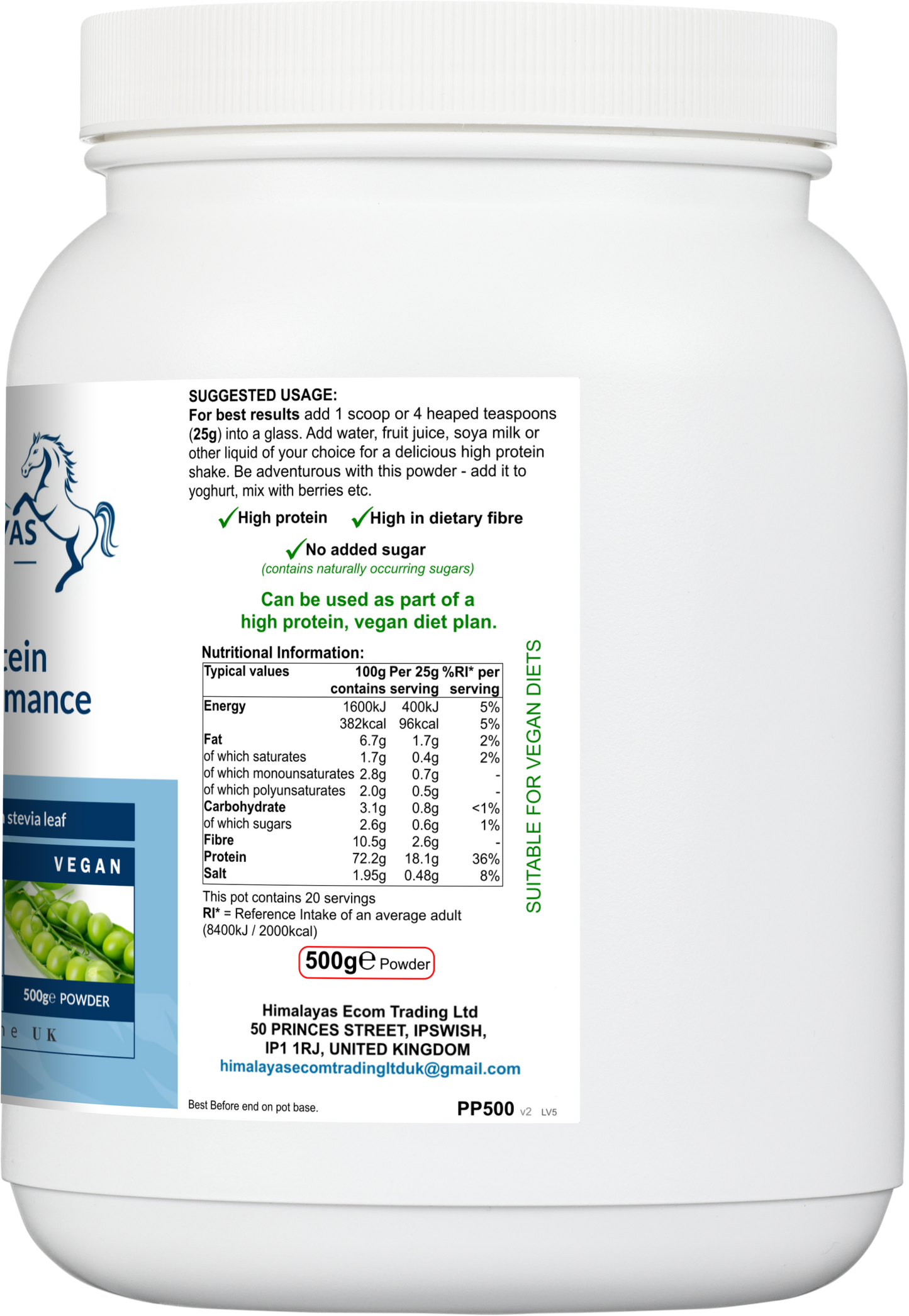 Pea Protein Max Performance