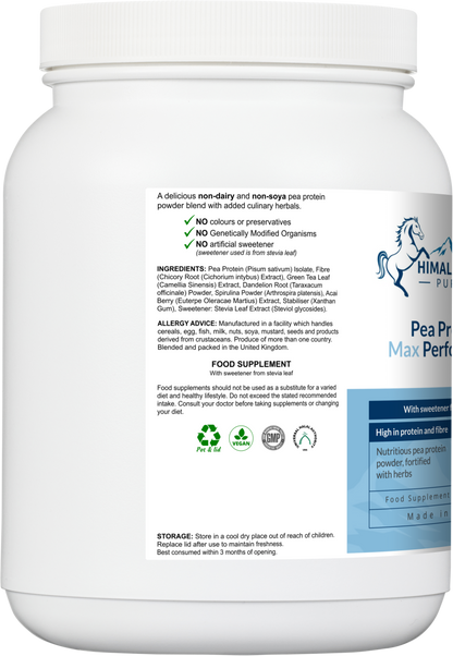 Pea Protein Max Performance