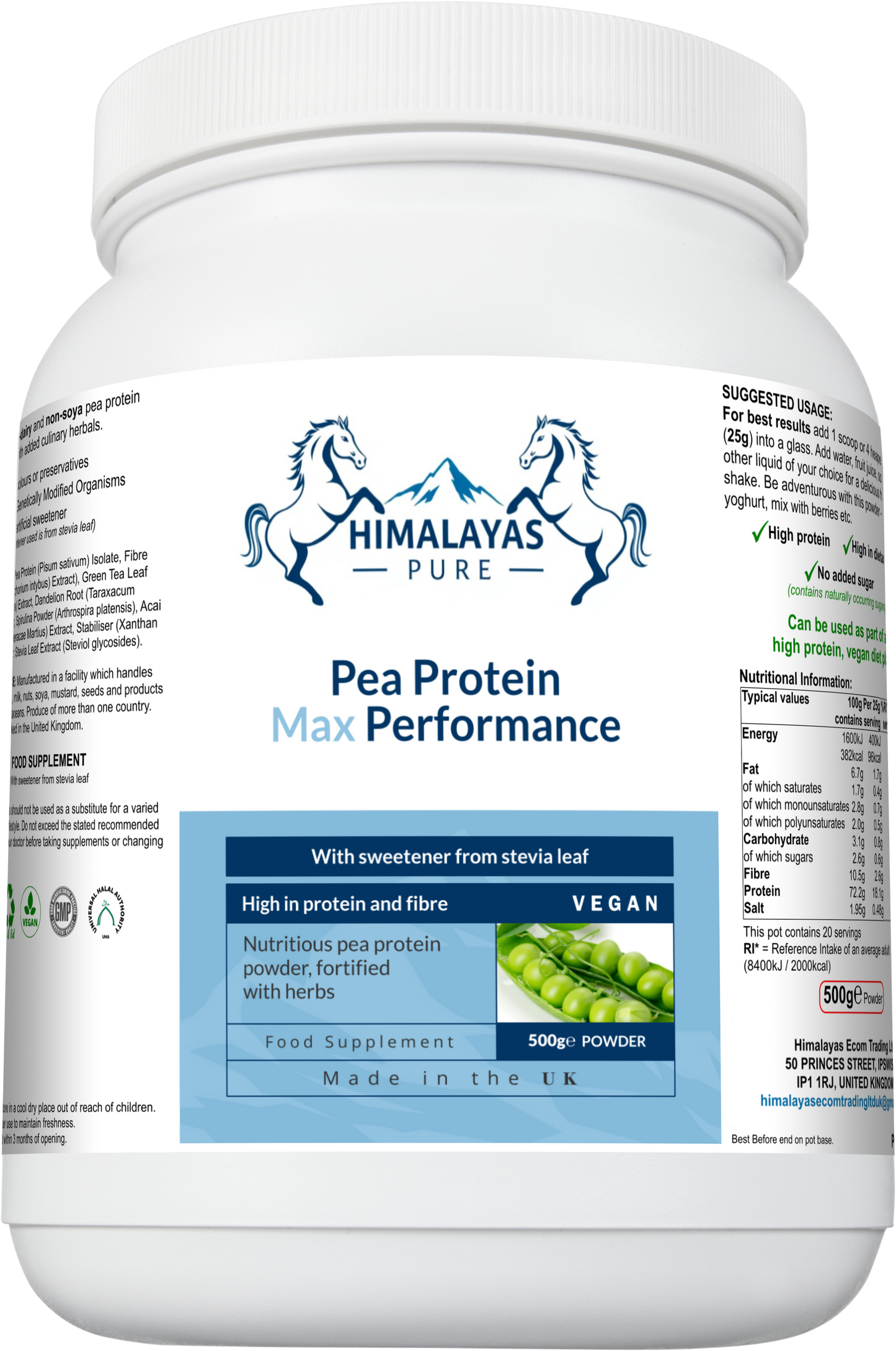 Pea Protein Max Performance