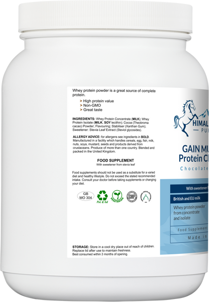 GAIN MUSCLES Protein Chocolate