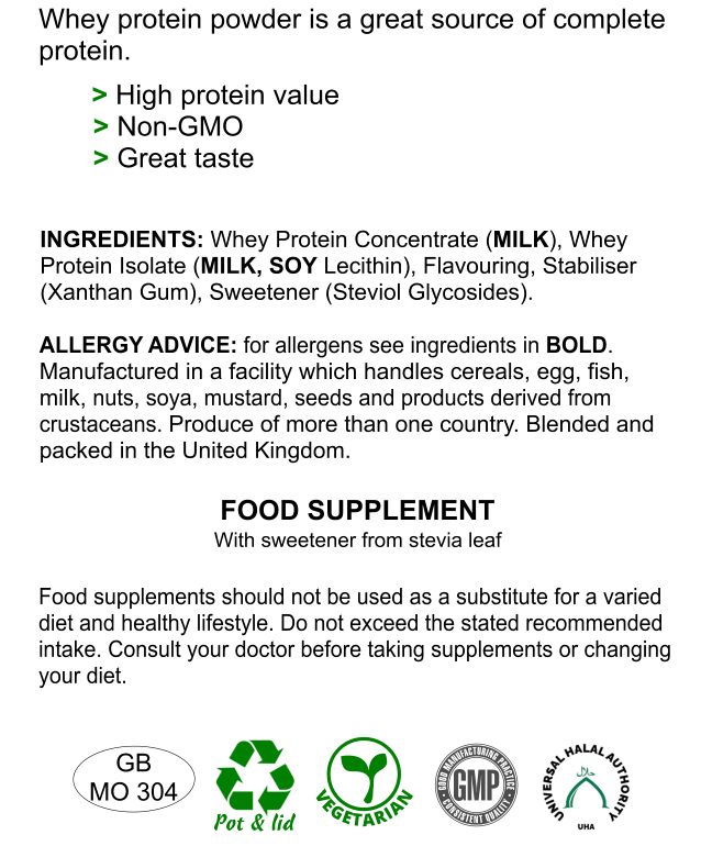 GAIN MUSCLES Protein Vanilla