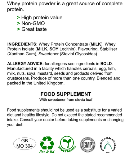 GAIN MUSCLES Protein Vanilla