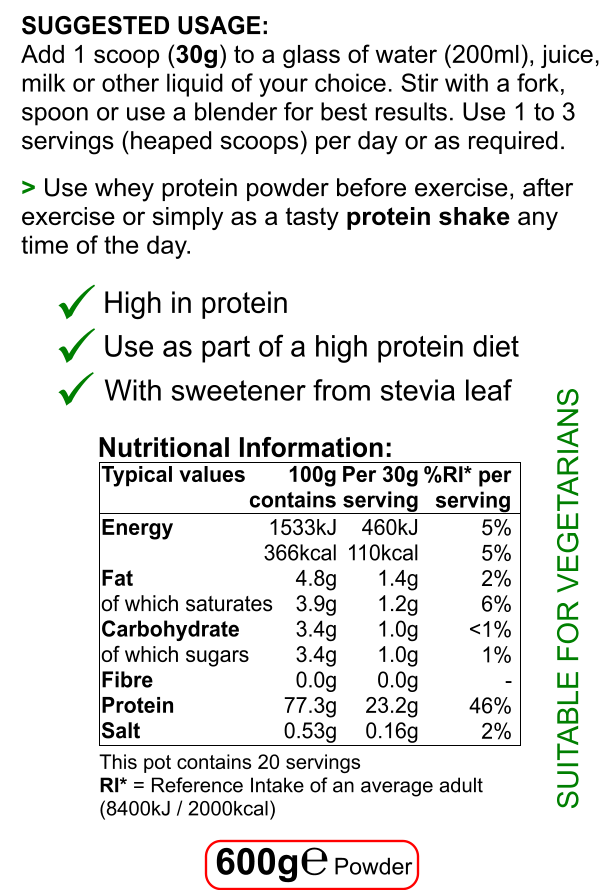 GAIN MUSCLES Protein Vanilla