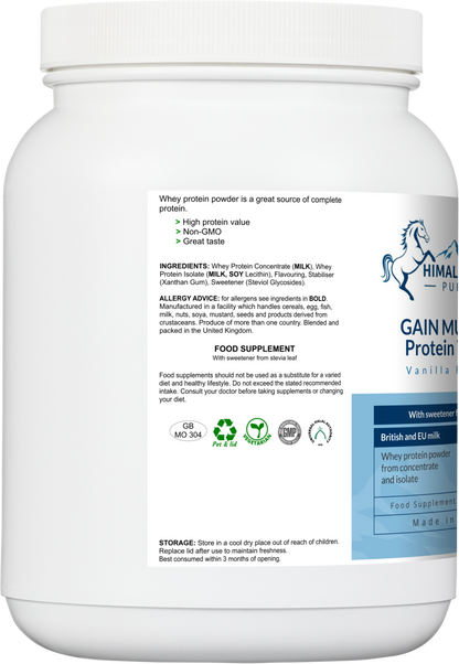 GAIN MUSCLES Protein Vanilla