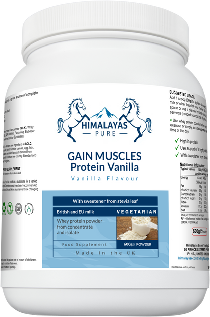 GAIN MUSCLES Protein Vanilla