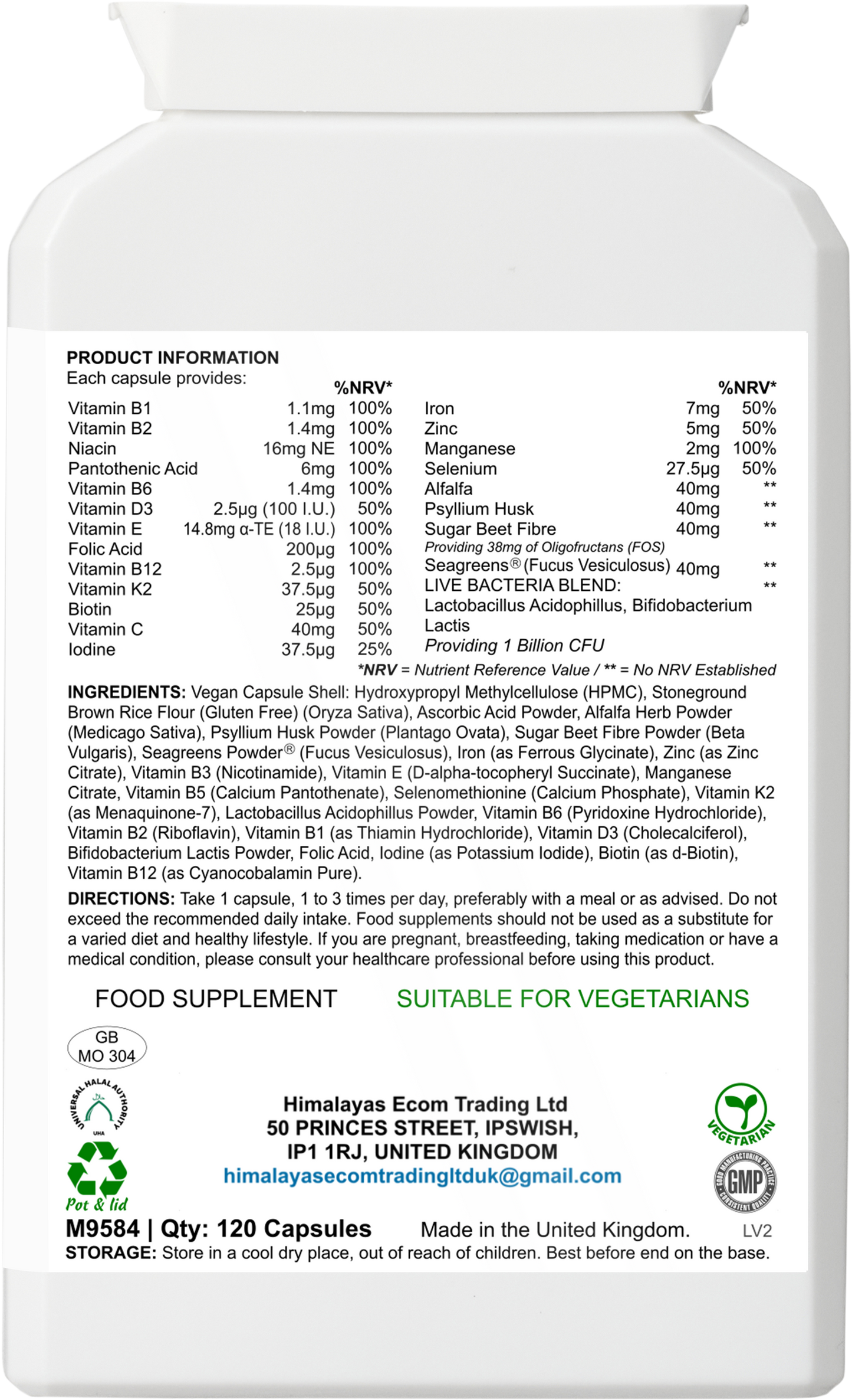 CRAZY ALL MULTI VITAMINS
